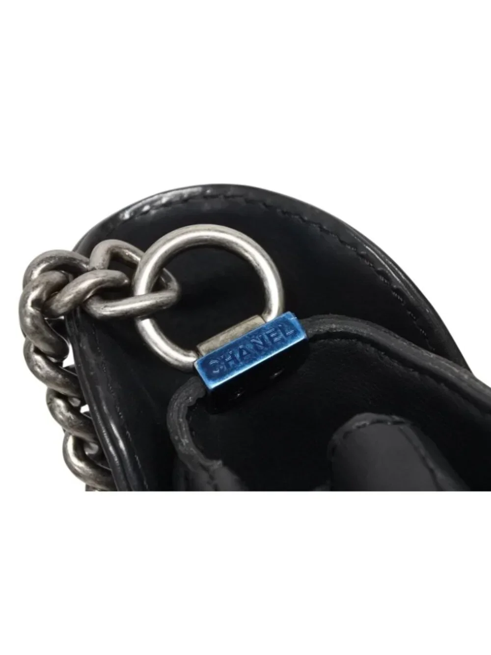 Chanel Paris Dallas Fringe Flap Saddle Bag Quilted Calfskin Black